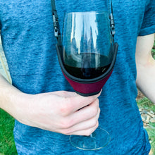 Load image into Gallery viewer, wine glass lanyard