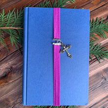 Load image into Gallery viewer, Rhinestone Cross Bookmark