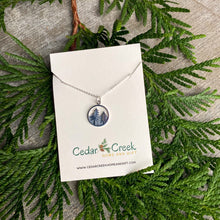 Load image into Gallery viewer, sterling silver mountain necklace