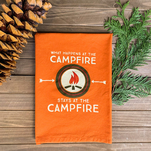 camping theme towels