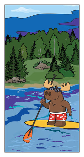 towels with moose